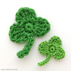 Trèfles au crochet