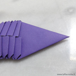 Queue de serpent en origami