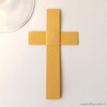 Marque-place croix latine sable en origami