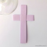 Marque-place croix latine mauve en origami