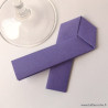 Marque-place ruban origami violet