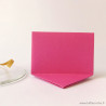 Marque-place rectangulaire origami rose