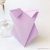 Marque-place maillot de bain origami mauve