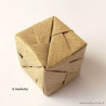 Kusudama origami avec 6 modules sonobe
