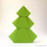 Décoration sapin de Noël en origami