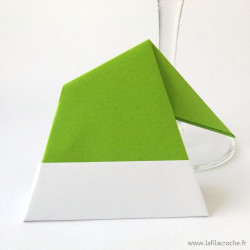 Marque-place bonnet de lutin vert