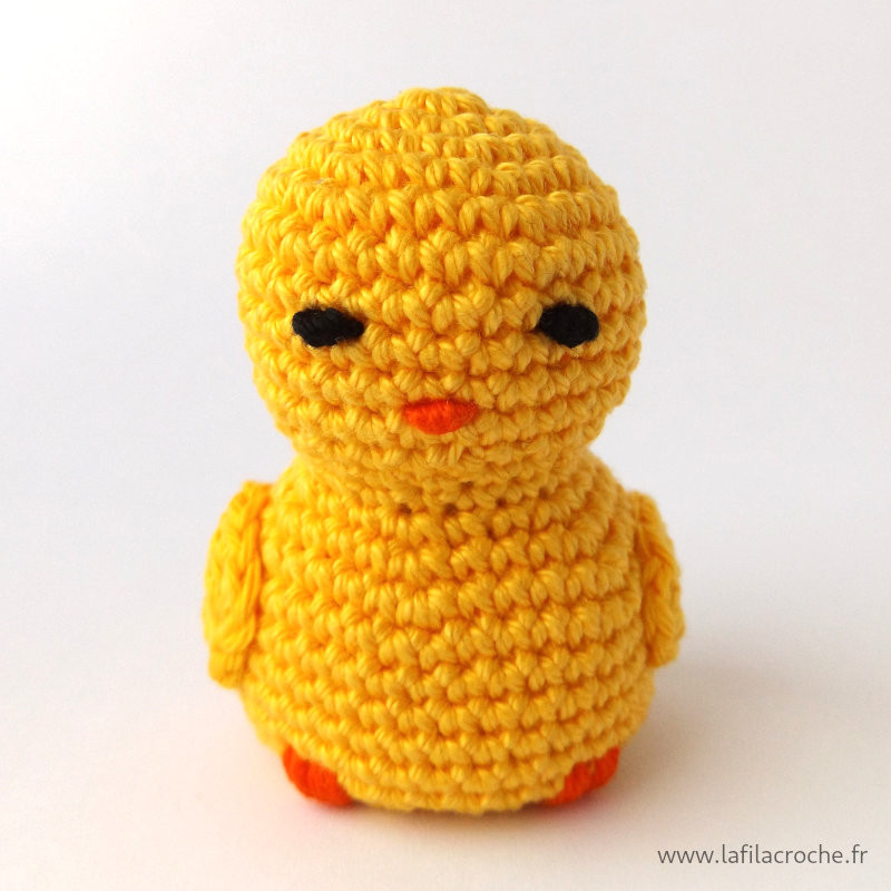 Poussin amigurumi en crochet