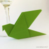 Marque-place colombe vert