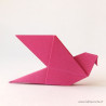 Colombe origami rose