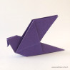 Colombe origami violet