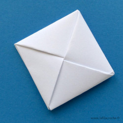 Menko origami blanc