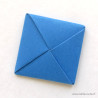Menko origami bleu