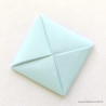 Menko origami bleu clair
