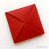 Menko origami rouge
