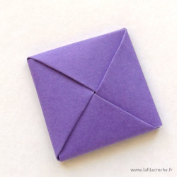 Menko origami violet