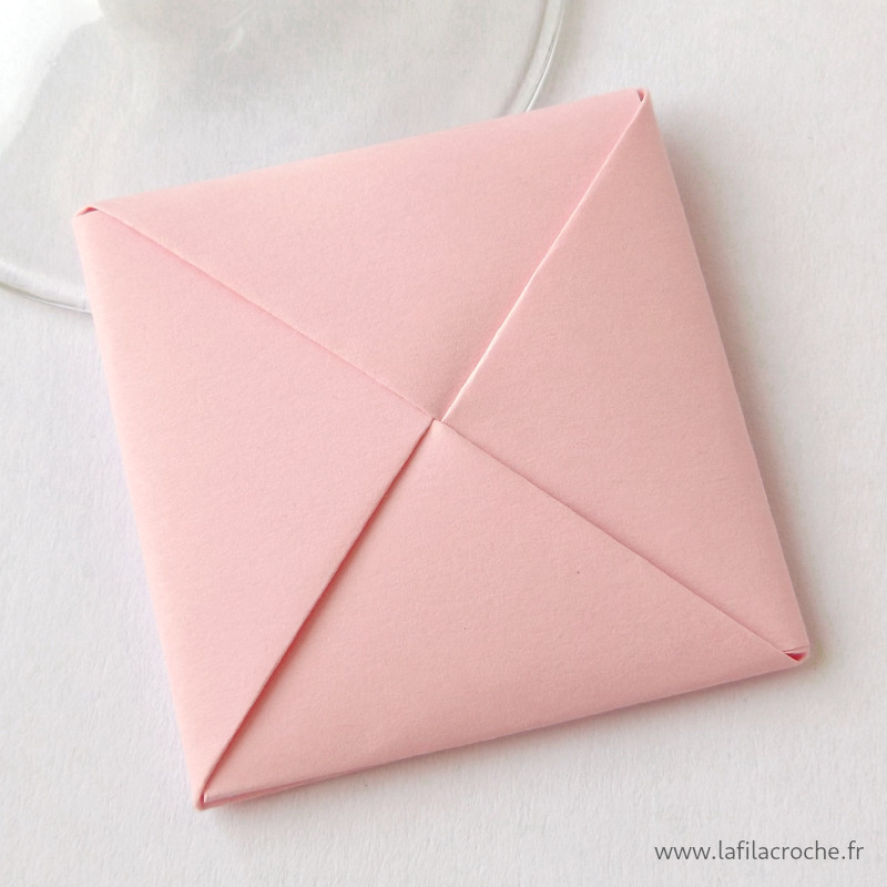 Marque-place menko rose clair