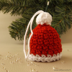 Petit bonnet de Noël à suspendre
