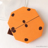 Marque-place coccinelle origami orange