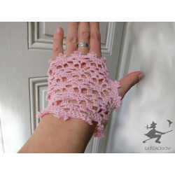Mitaines Dentelle au crochet