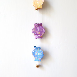 Guirlande de lanternes en origami