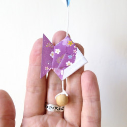 Guirlande de poissons en origami: Samouraï