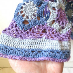 Pull Granny au crochet: Galaxie