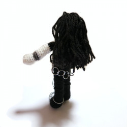 Poupée d'art Black Metalleux