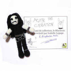 Poupée d'art Black Metalleux