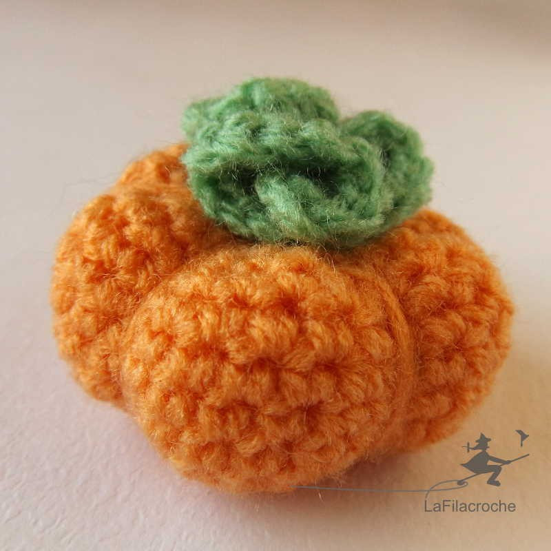 Amigurumi citrouille orange
