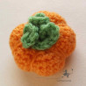 Décoration mini citrouille amigurumi